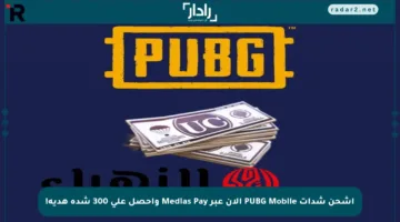 اشحن شدات PUBG Mobile الآن عبر Medias Pay واحصل على 300 شدة هدية!